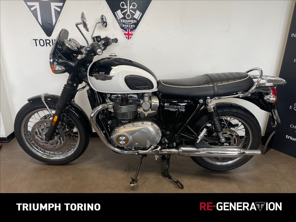 TRIUMPH Bonneville 1200 T120 Jet Black/Fusion White Abs E5
