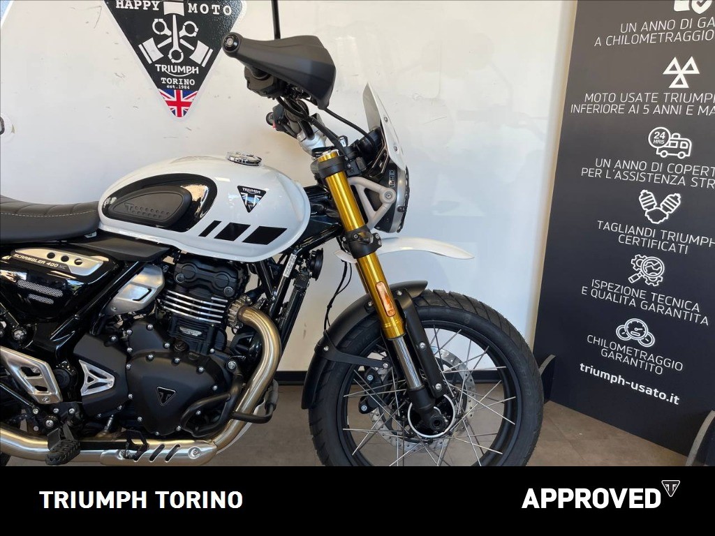 TRIUMPH Scrambler 400 XC Vanilla White Abs