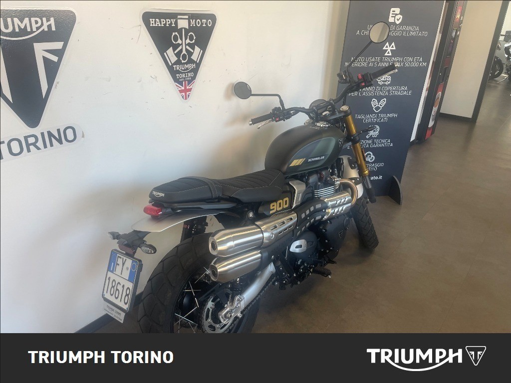 TRIUMPH Scrambler 900 Matt Khaki Green / Matt Phantom Black Abs